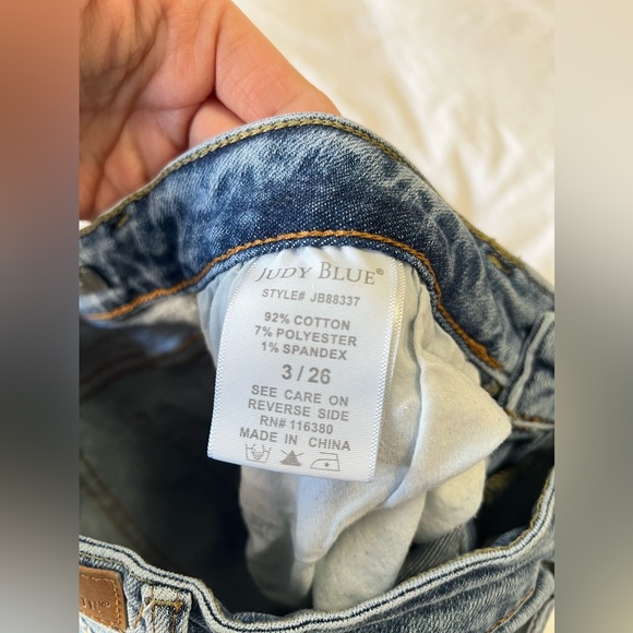 Judy Blue | SZ 3 / 26 | Boyfriend Fit Stretch Denim High Waist Jeans JB88337 - Picture 3 of 8